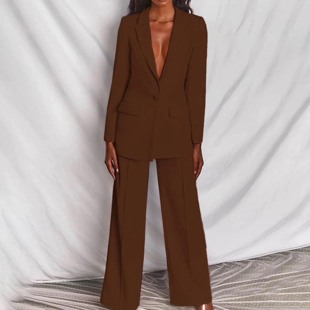 Lucia - Women's Oversized Two-Piece Set with Neat Seams – view 9