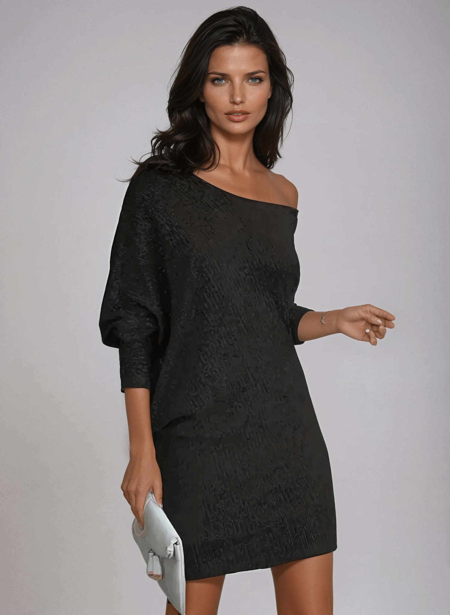 Abito da sera con paillettes da donna