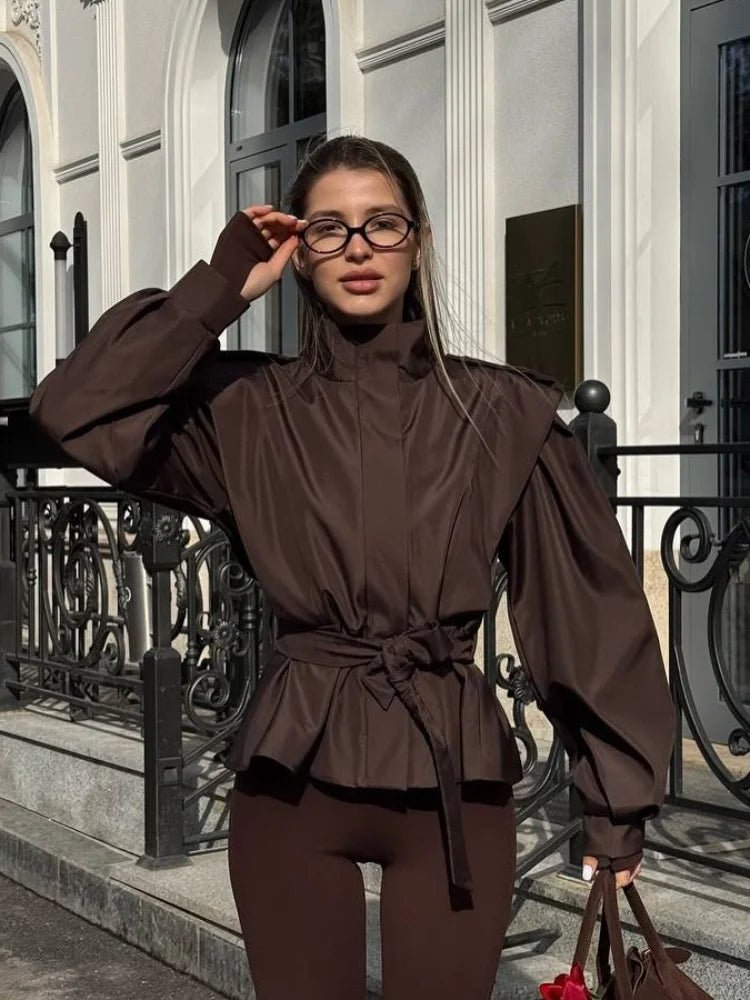 Madeleva - Women's Jacket with Lace Trim and Collar