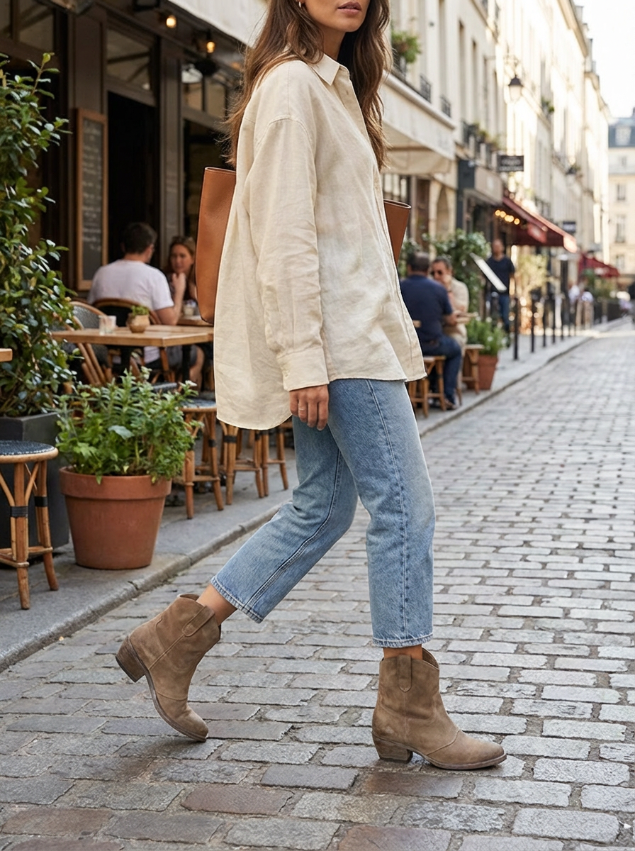 Maeve - Women's Western Ankle Boots for Casual Everyday Wear - photo 1