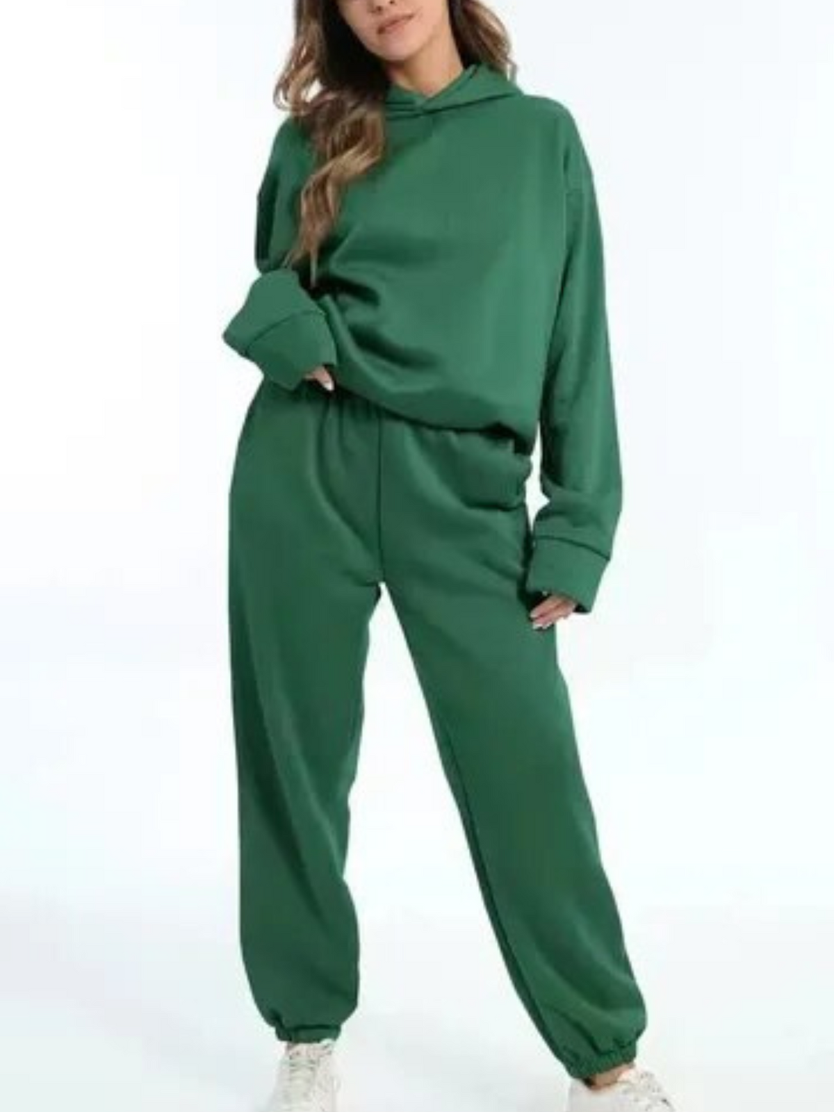 Malin - Women's Cropped Lounge Set with an Elasticated Waist – view 2