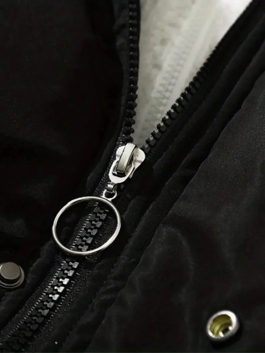 Women's Hooded Puffer Coat with Soft Lining - photo 3