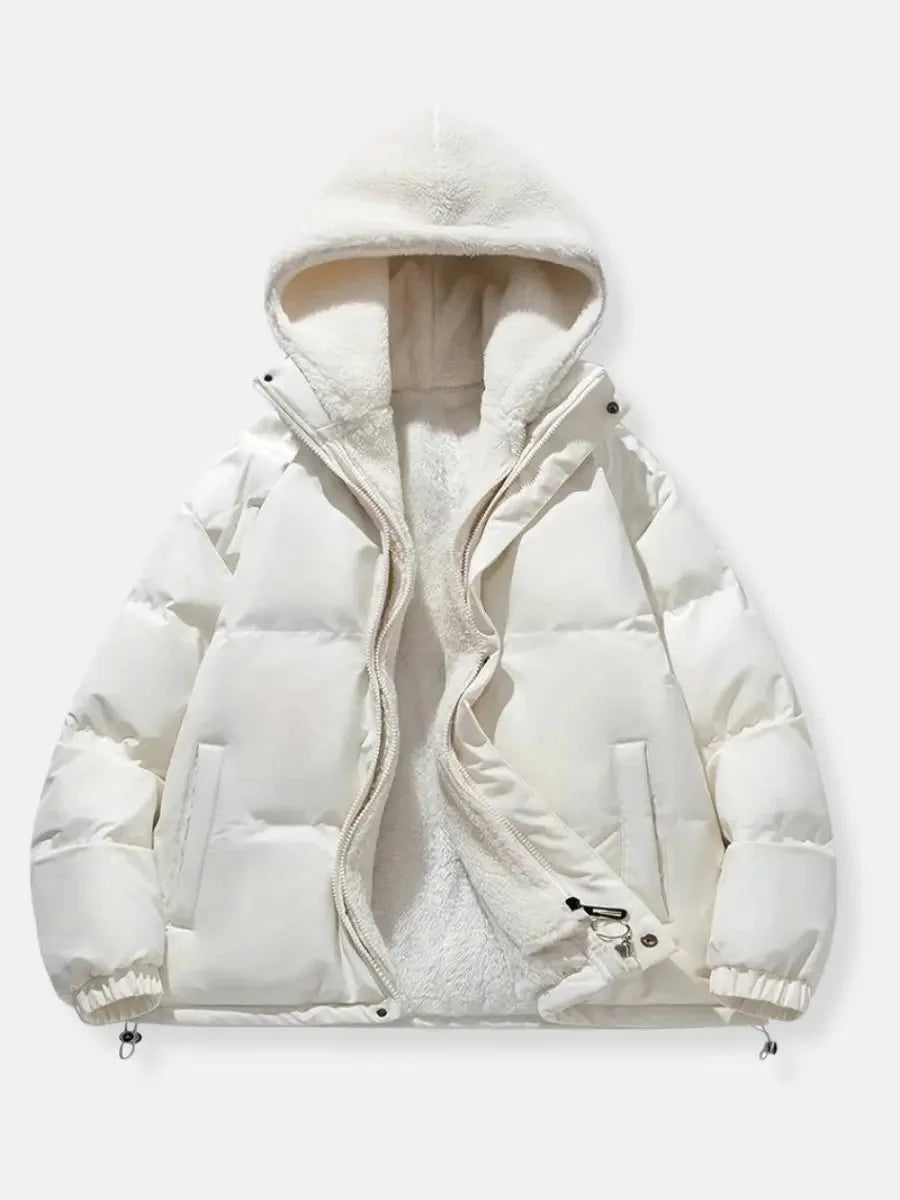 Women's Hooded Puffer Coat with Soft Lining - photo 10