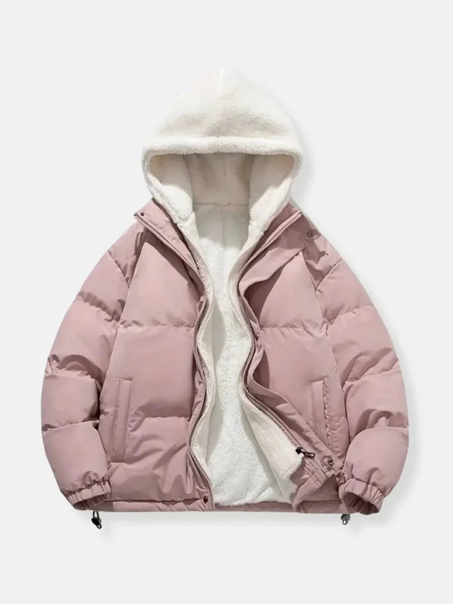 Women's Hooded Puffer Coat with Soft Lining - photo 6