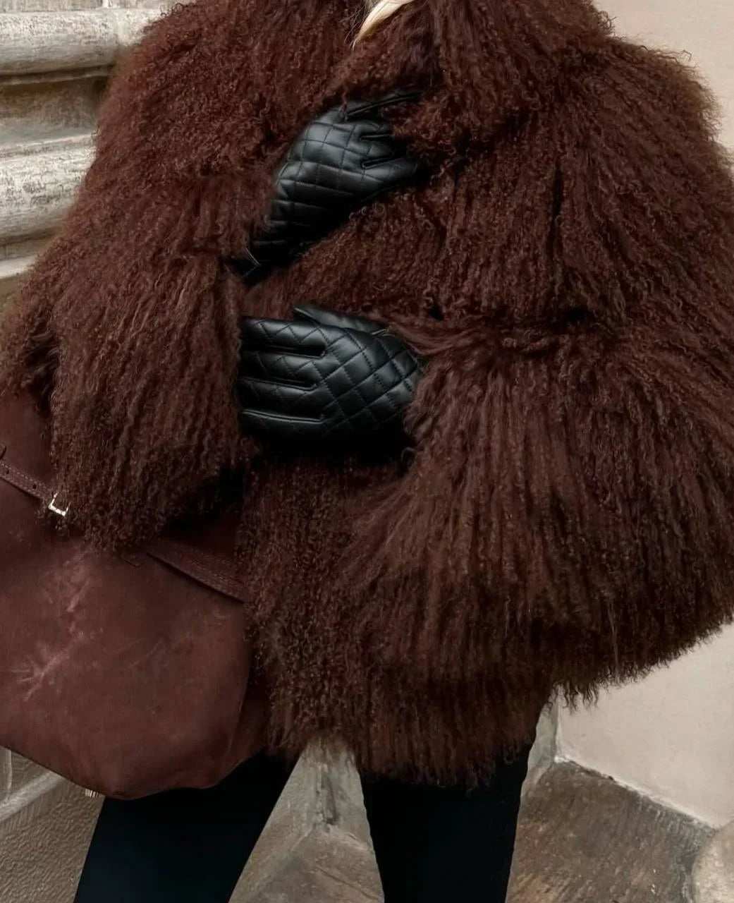 Brittany - women's coat with a soft and enveloping texture - photo 7
