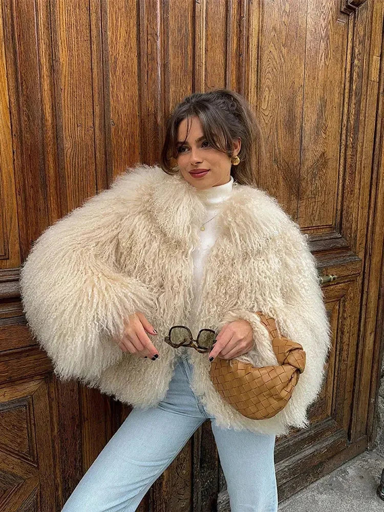 Katherine - fluffy faux fur women's coat - photo 1