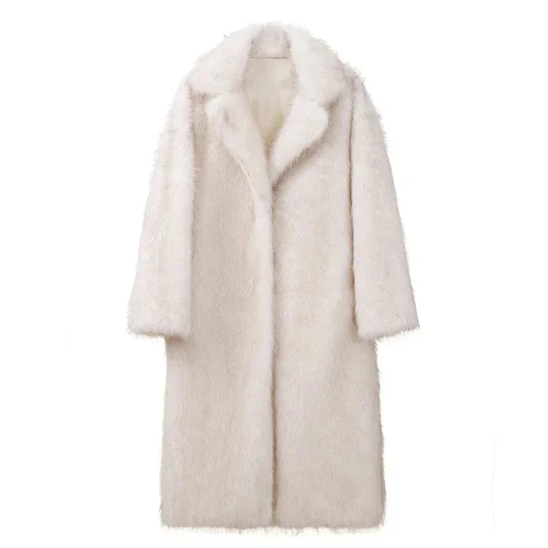 Keira - Women's long faux fur coat for winter - photo 2