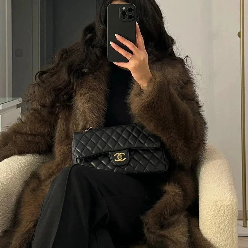 Keira - Women's long faux fur coat for winter - photo 4