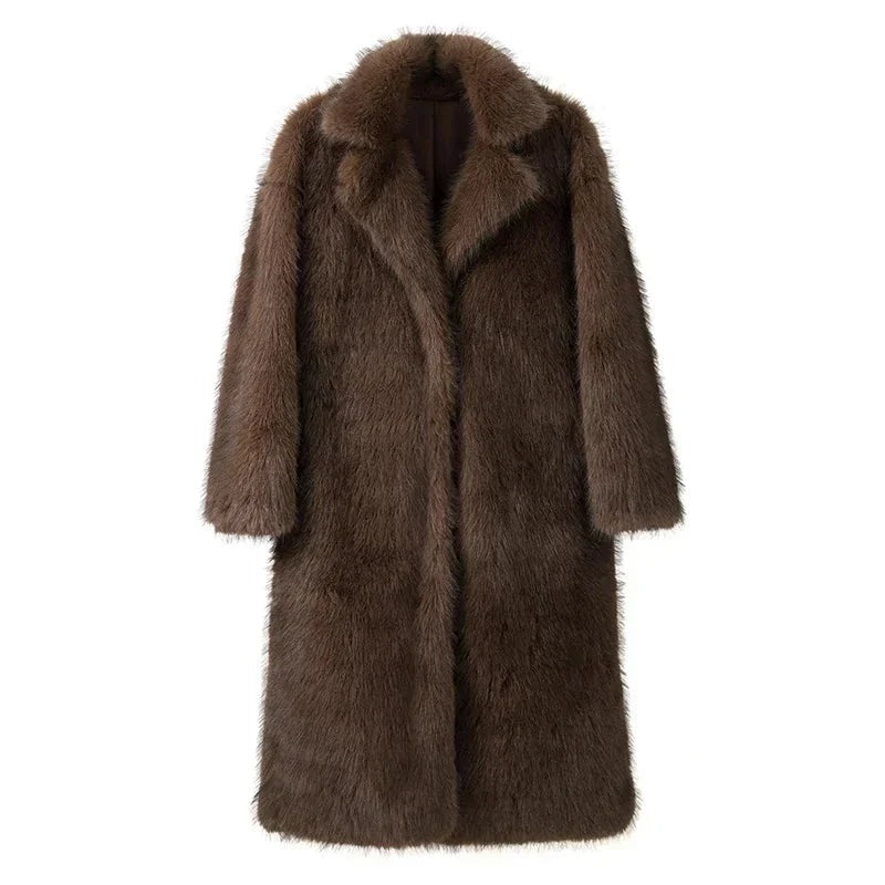 Keira - Women's long faux fur coat for winter - photo 7