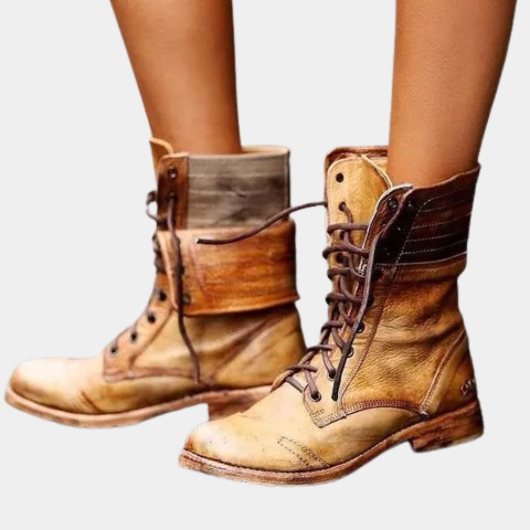 Minerva - Women's Mid-Calf Boots with Lace-Up Front - photo 7