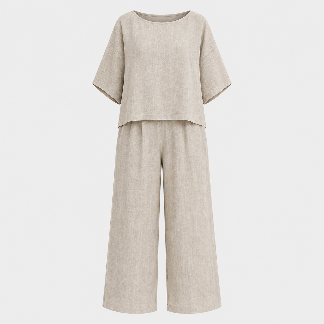 Mireille - Women's Relaxed Two-Piece Set with Wide Leg - photo 5