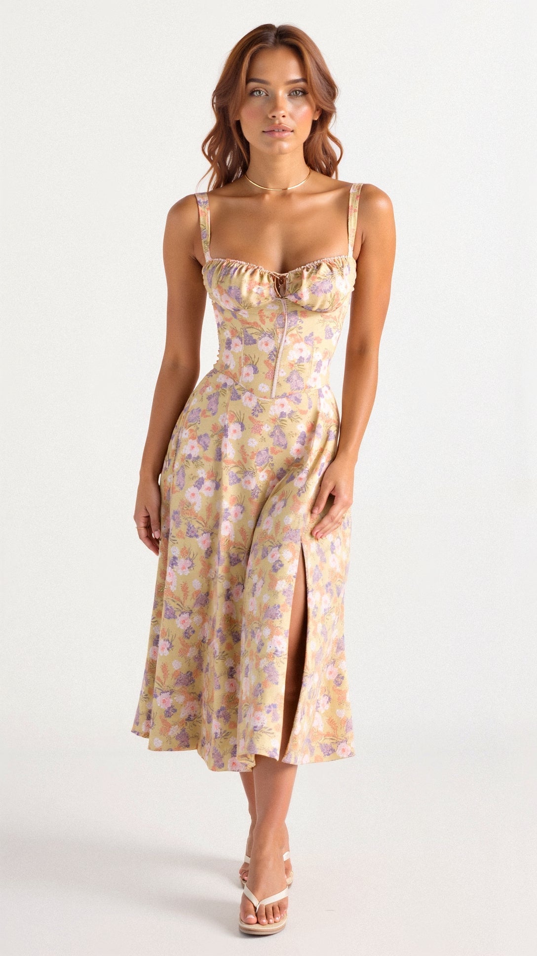 Elegant Waist Dress with Flattering Fit - photo 1