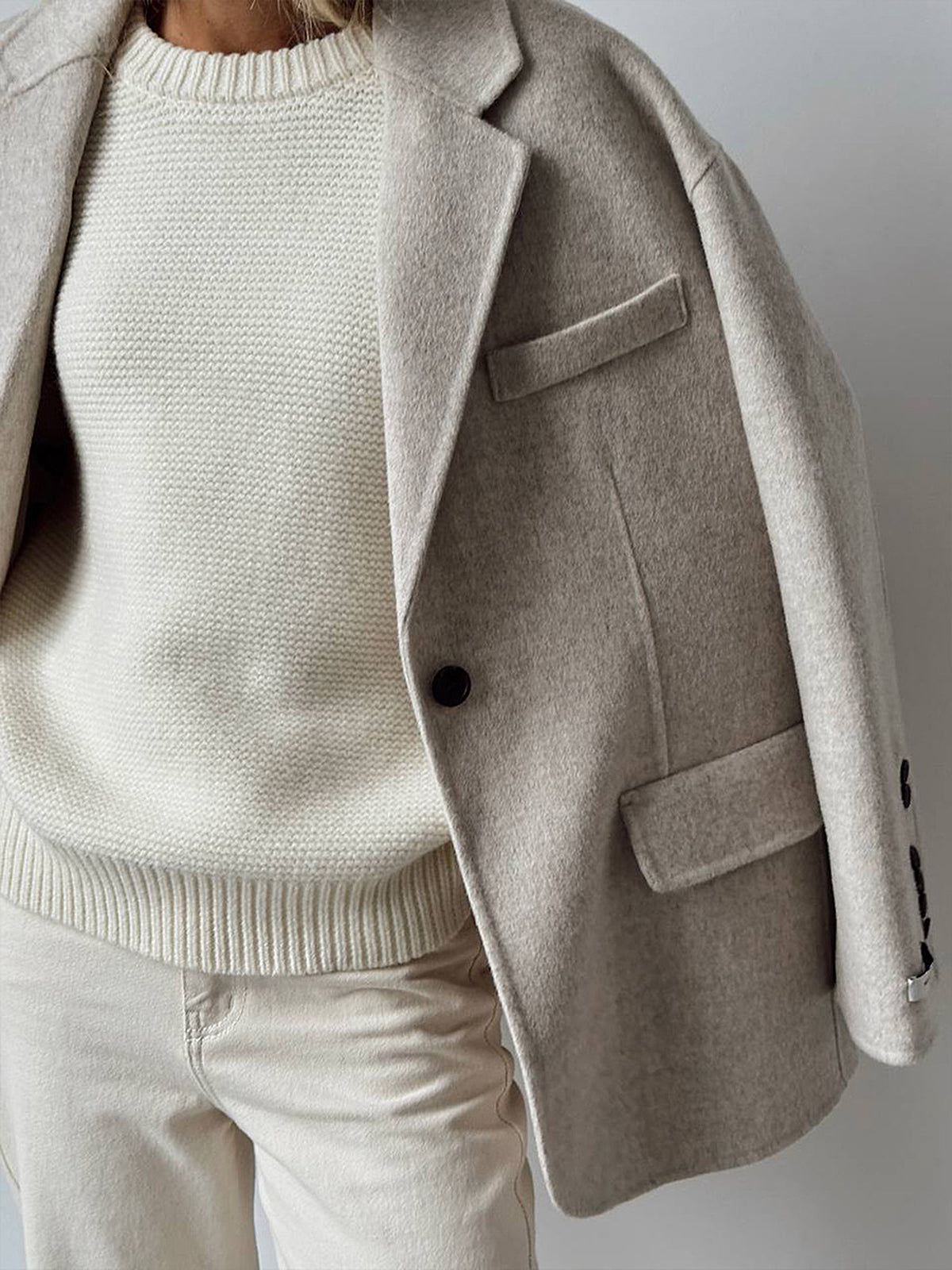 Myfanwy - Women's Jumper with a Knitted Finish - photo 2