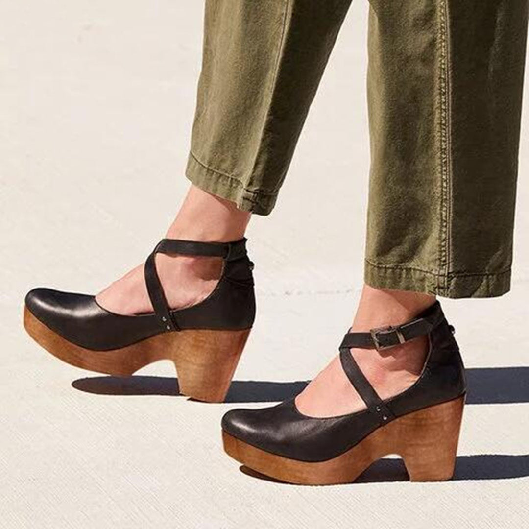 Arlene - Women's Adjustable Heels with a Strap