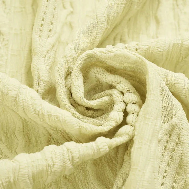Nerys - Women's Open-Knit Cardigan with 3/4 Sleeves - photo 7