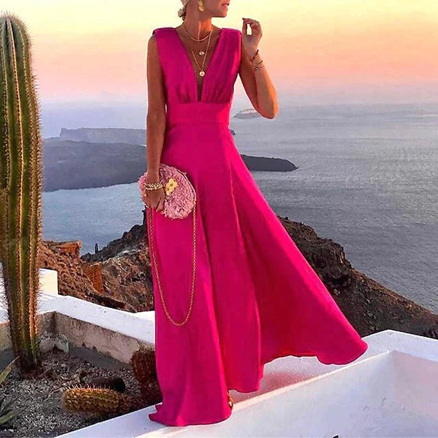 Women’s Bohemian Sleeveless Maxi Dress - photo 2