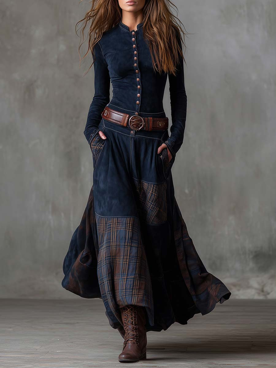 Nicolina - Women's Maxi Dress with Boho Print and Flowing - photo 1