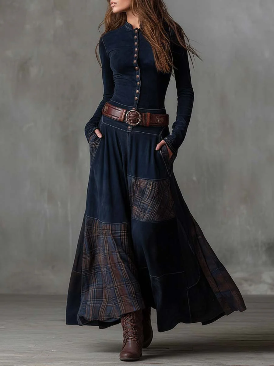 Nicolina - Women's Maxi Dress with Boho Print and Flowing - photo 5