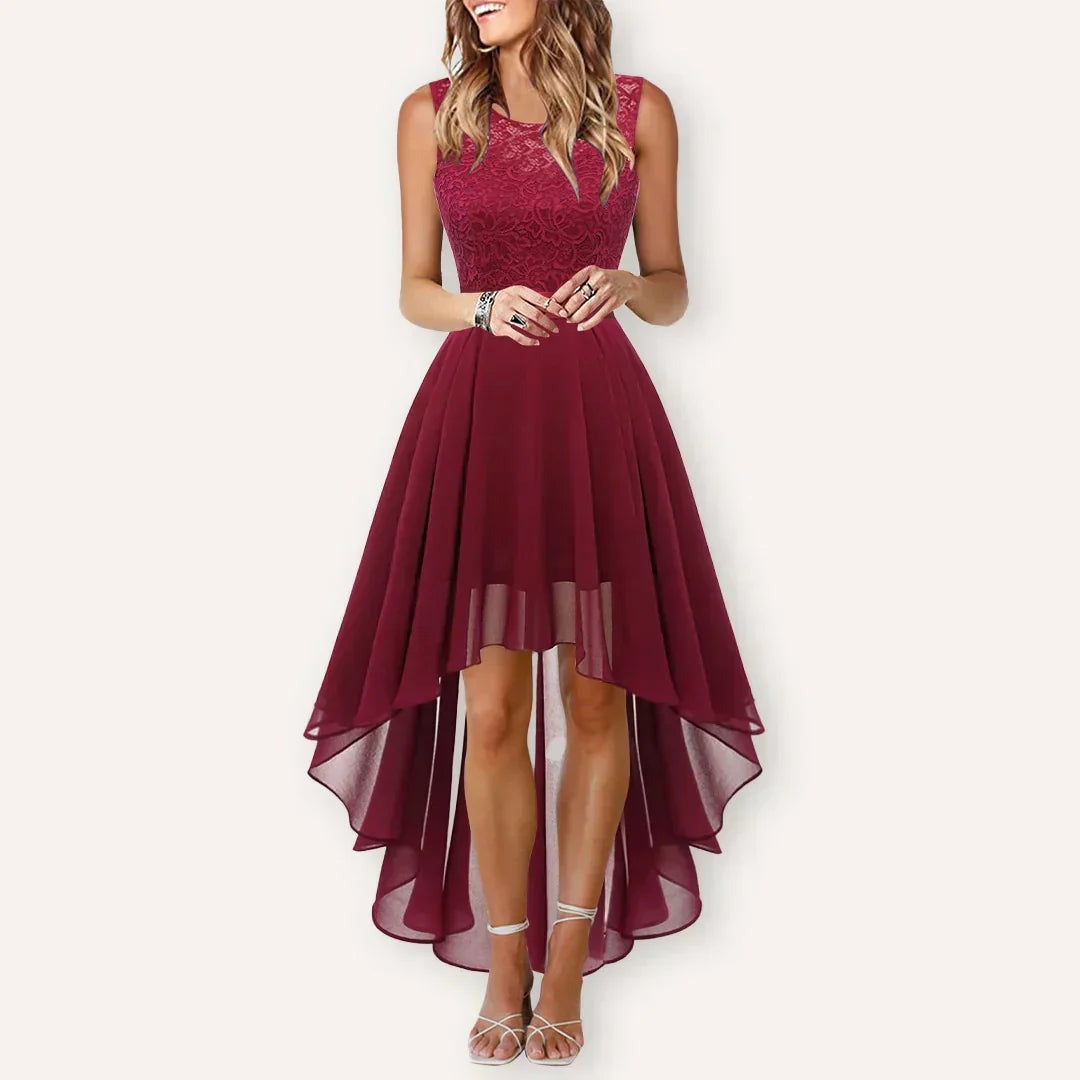 Elegant Asymmetric Evening Dress with Chic Design - photo 9