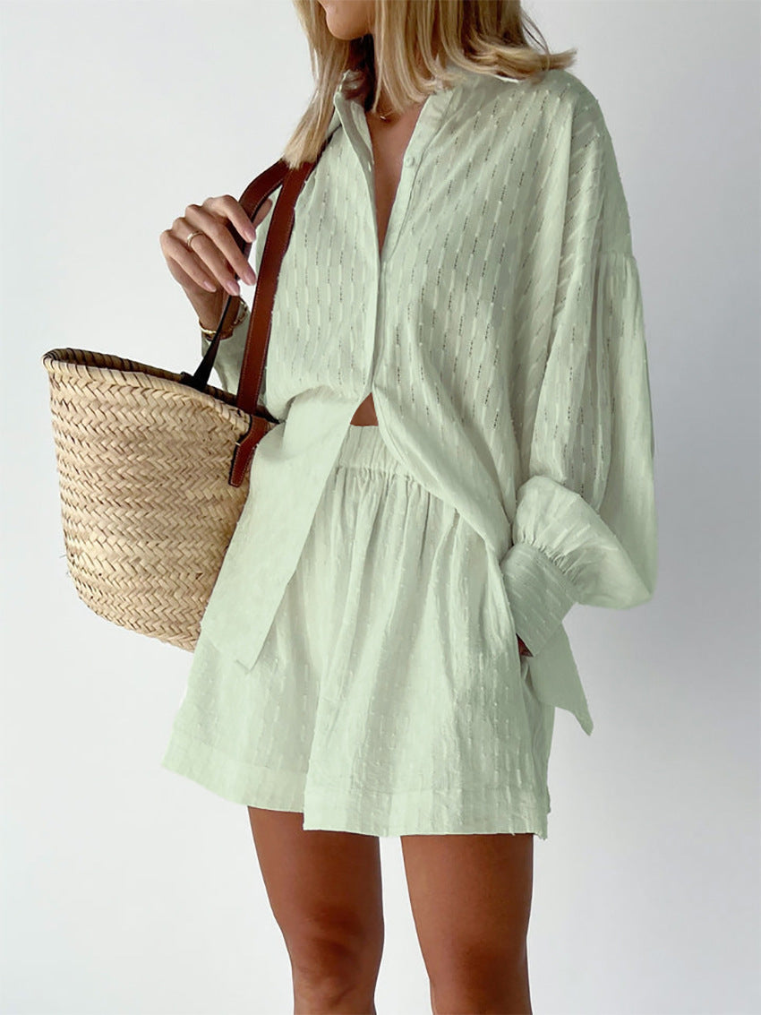 Octavia - Women's Relaxed Two-Piece Set with Embroidery - photo 16