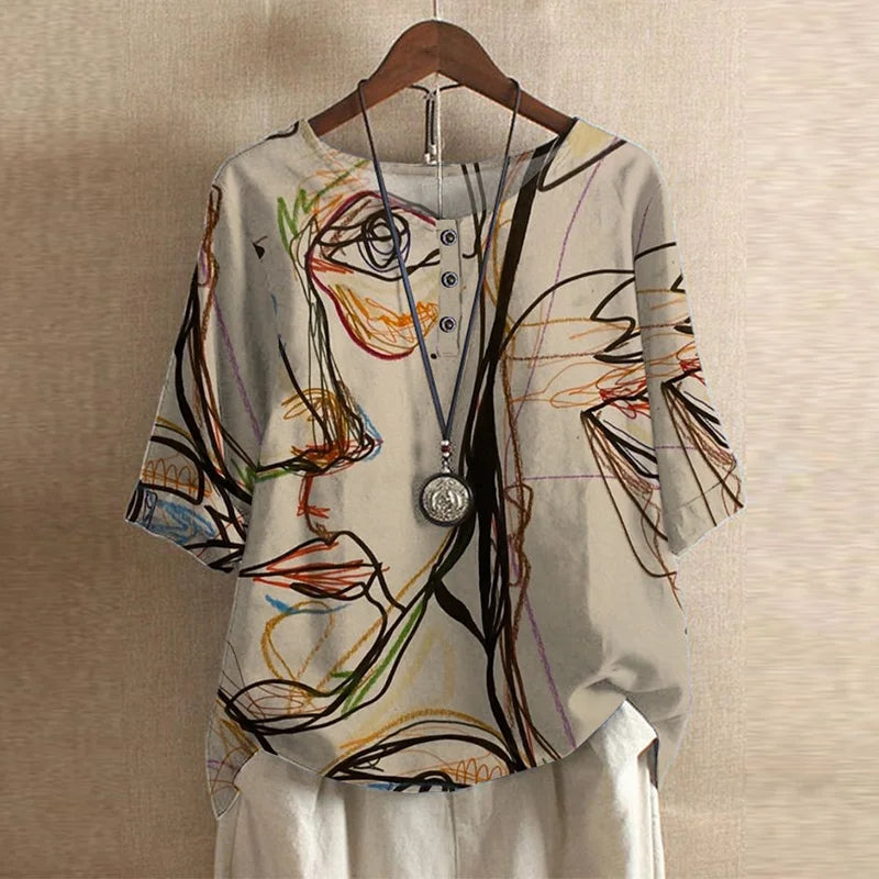 Beverly - Women's Flowing Blouse for Summer