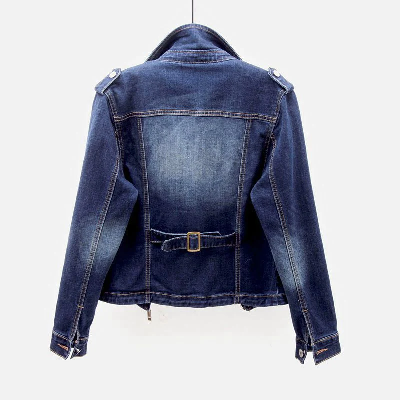 Penelope - Women's Relaxed Jacket with Button Front and Side Pockets - photo 7