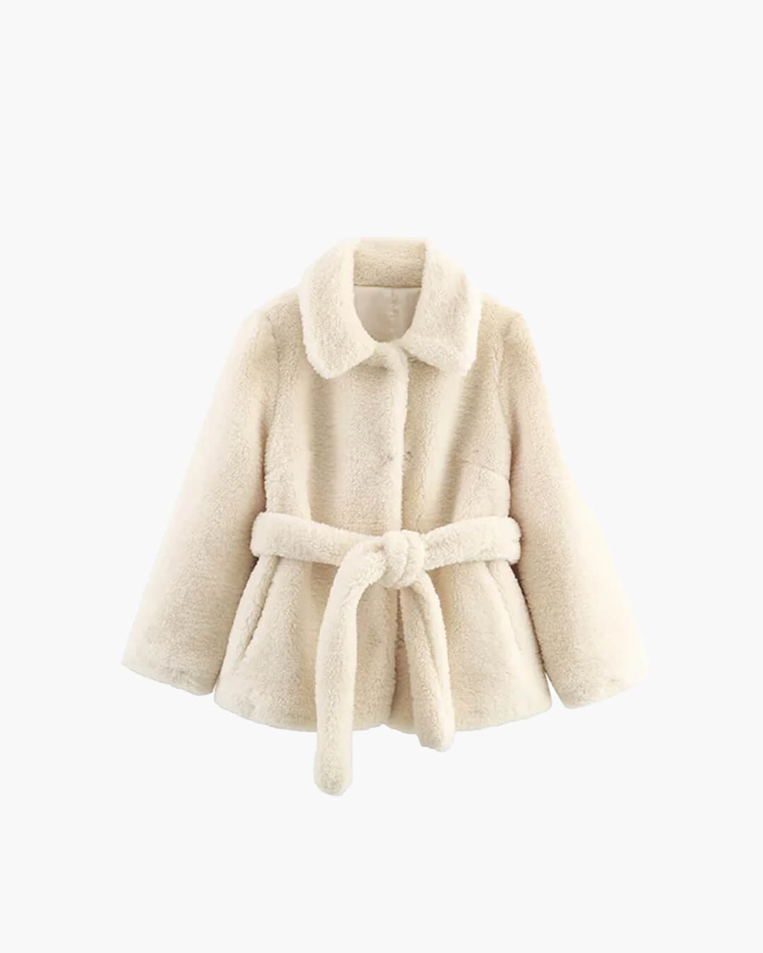 Phoebe - Women's Coat with Tie Belt - photo 2
