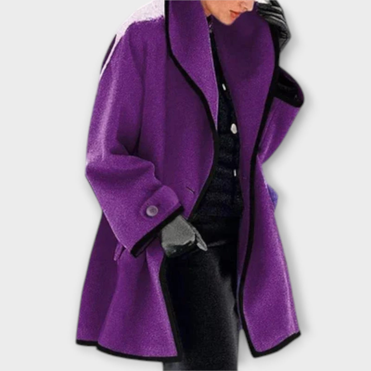Sherry - Women's Elegant Belted Trench Coat - photo 6