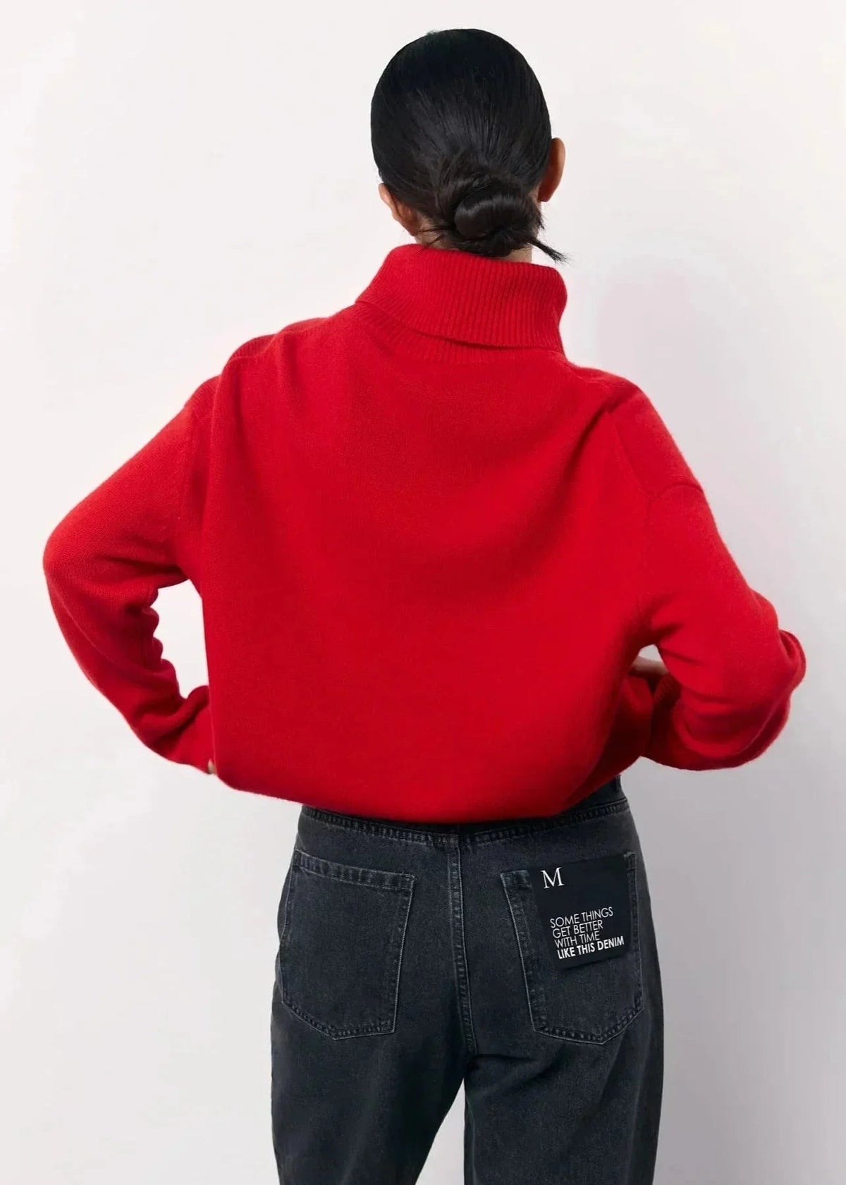 Talitha - Women's Oversized Jumper with Turtleneck