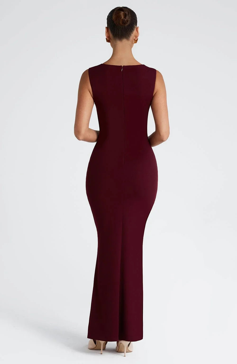 Marian - Women's Sleeveless Maxi Dress with Square Neck - photo 3