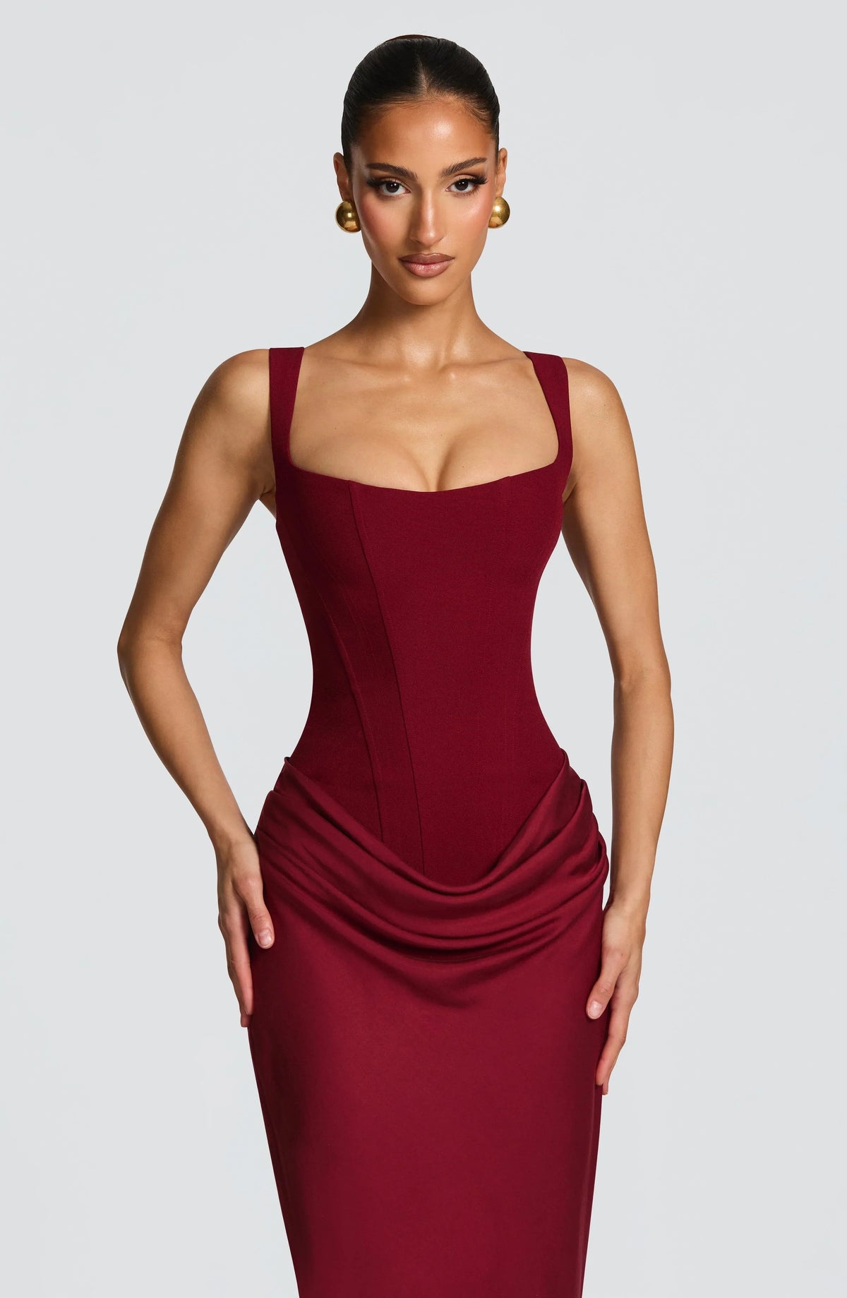 Women's Bodycon Backless Maxi Dress - photo 13