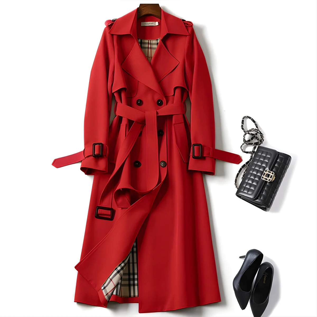Jade - Women's Chic Tailored Trench Coat - photo 5