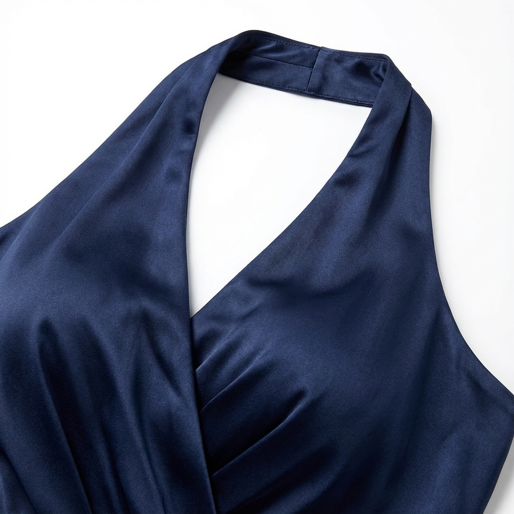 Connie - Women's Wrap Maxi Dress with a Bow