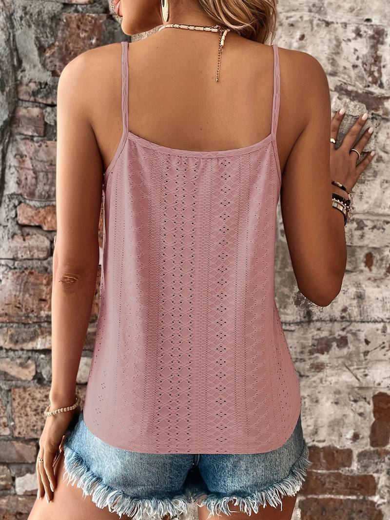 Rosine - Women's Relaxed Top with Lace Trim and V-Neck - photo 11