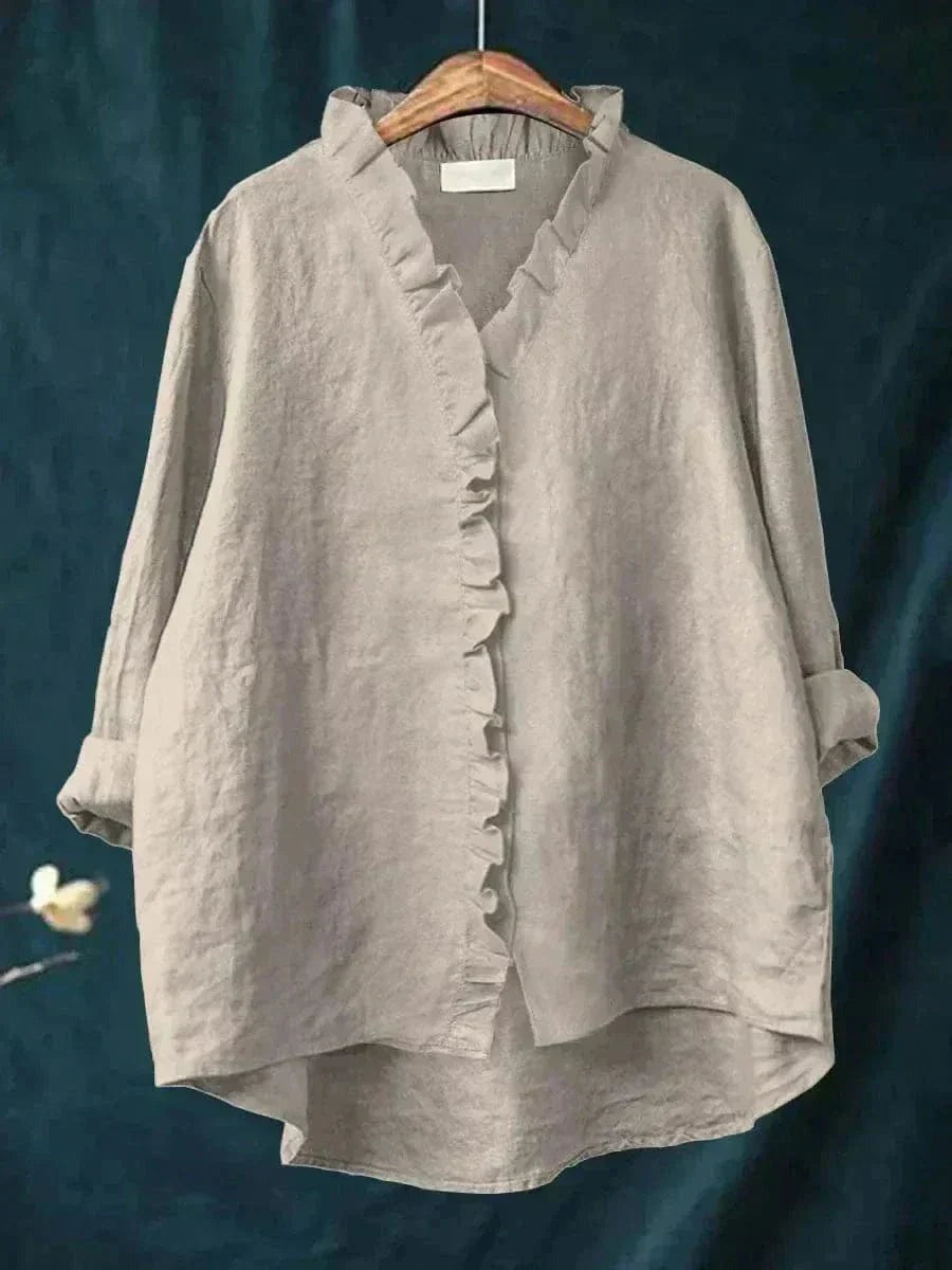 Jasmin - Women's Breathable Linen Blouse for Summer