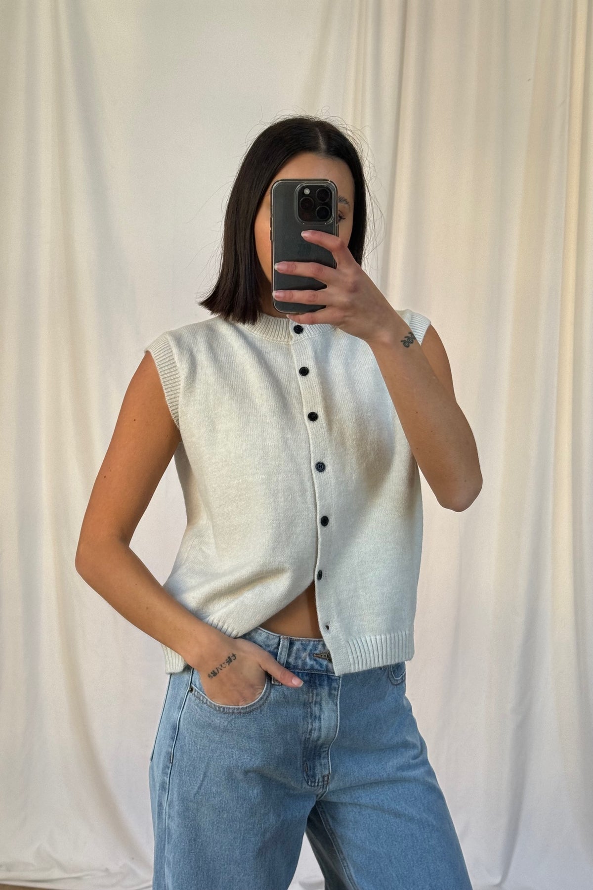 Sabina - Women's Relaxed Cardigan with a Knitted Finish - photo 9