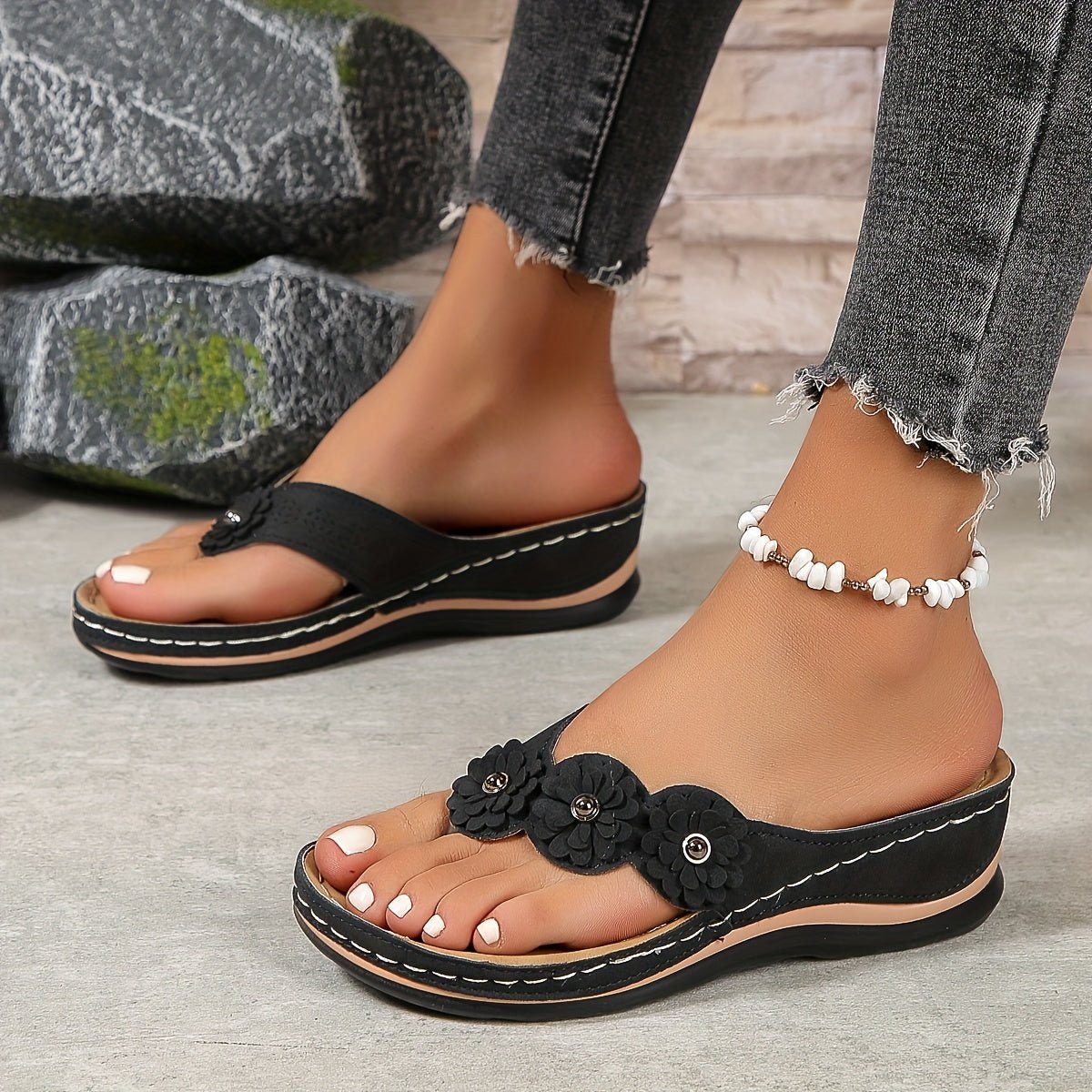Danielle - Women's Wedge Sandals for Summer
