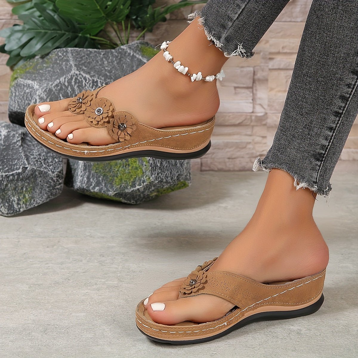 Danielle - Women's Wedge Sandals for Summer