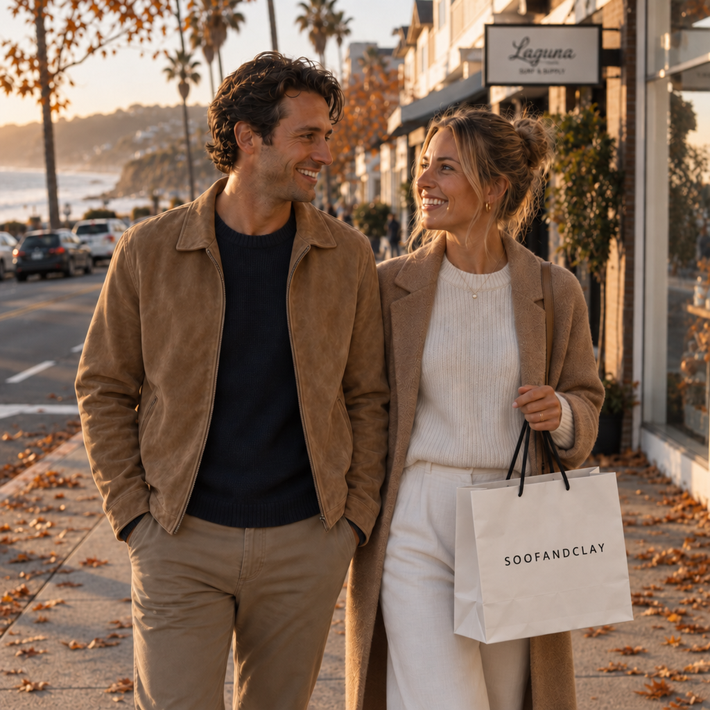 Soofandclay shopping in Laguna Beach