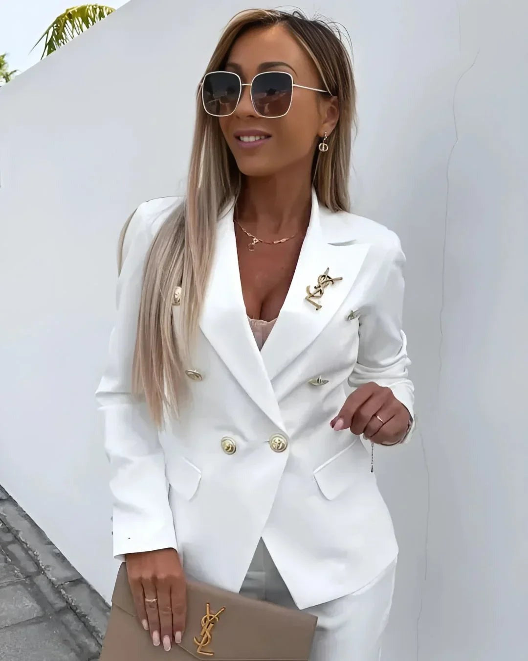 Imogen - Tailored Double-Breasted Women's Suit with Modern Fit - photo 9
