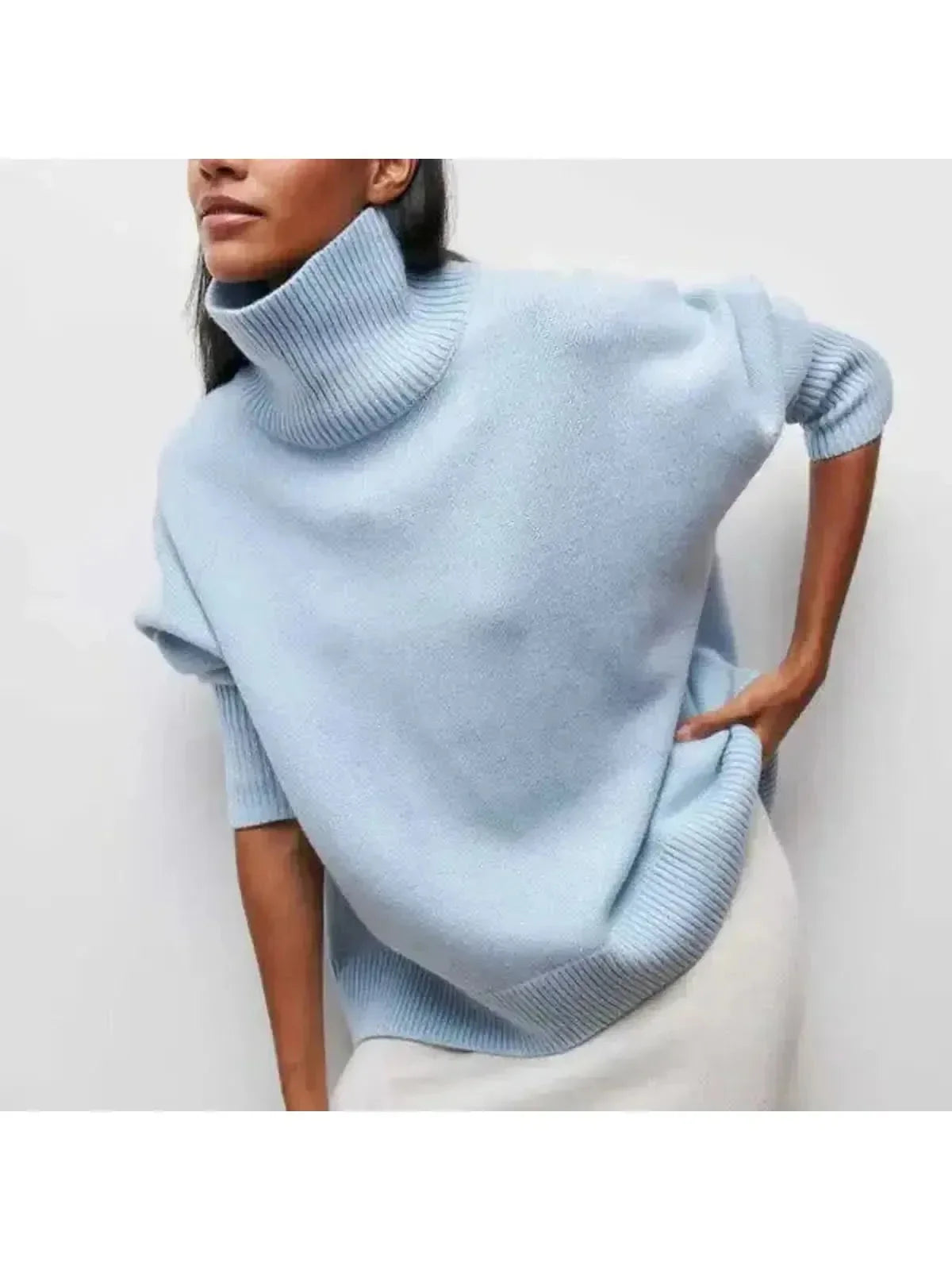 Tansy - Women's Cozy Turtleneck Sweater - photo 1