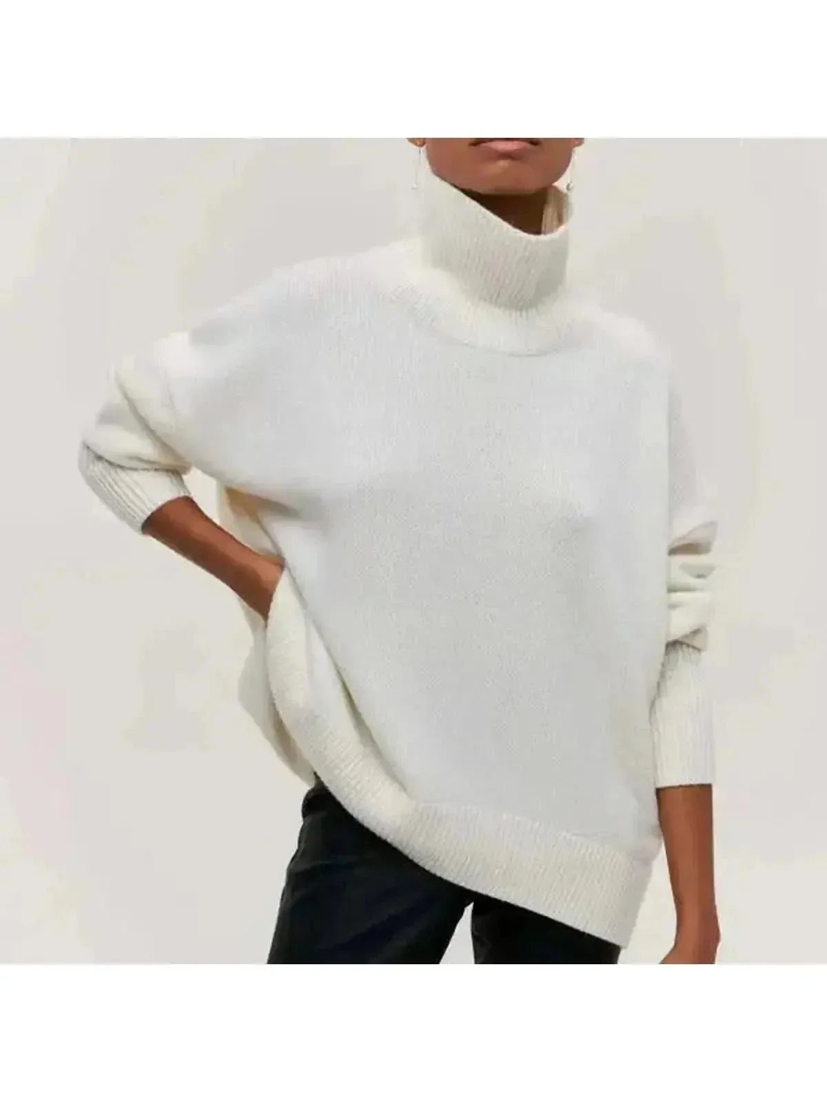 Tansy - Women's Cozy Turtleneck Sweater - photo 3