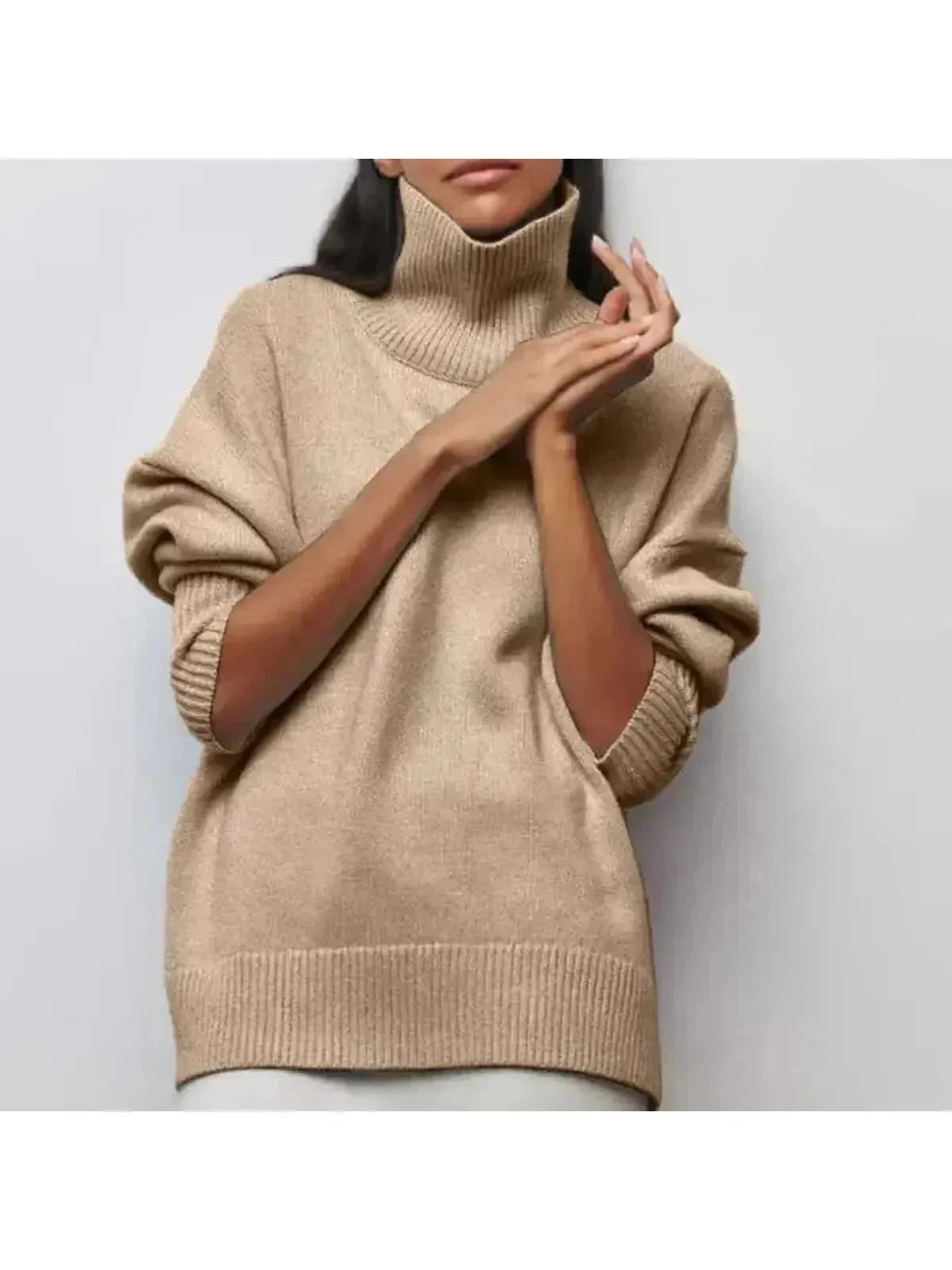 Tansy - Women's Cozy Turtleneck Sweater - photo 6