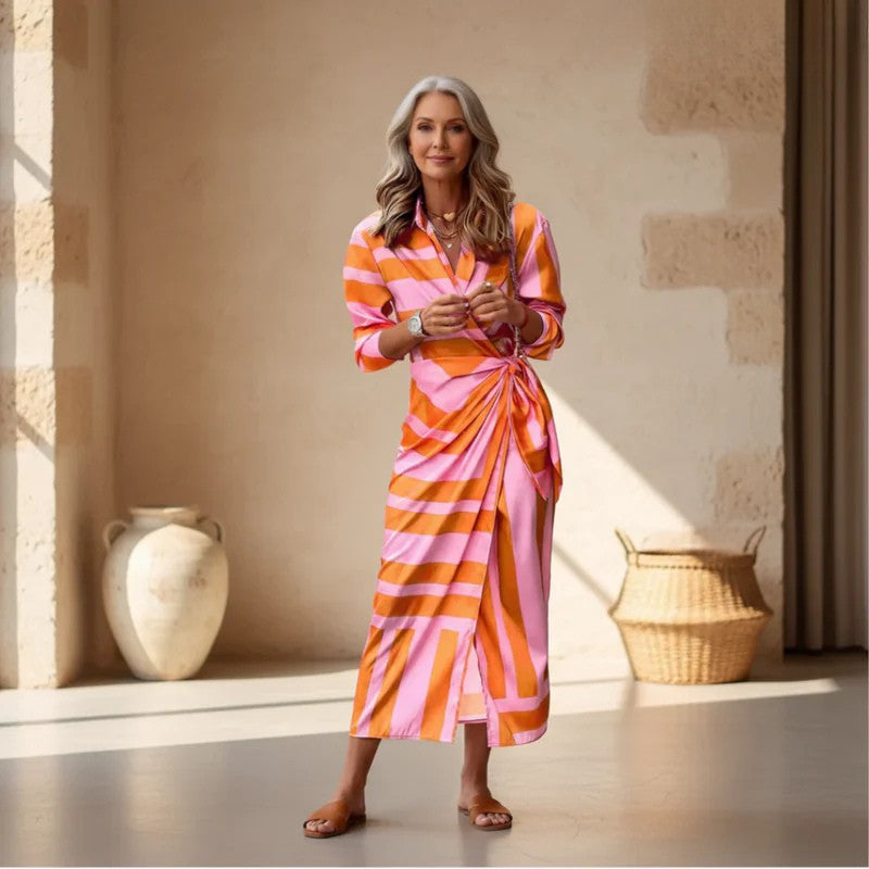 Tess - Women's Printed Wrap Dress - photo 1
