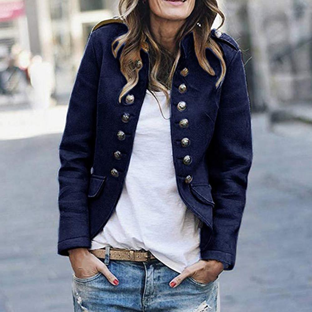 Theodora - Women's Blazer with Double-Breasted Front - photo 2