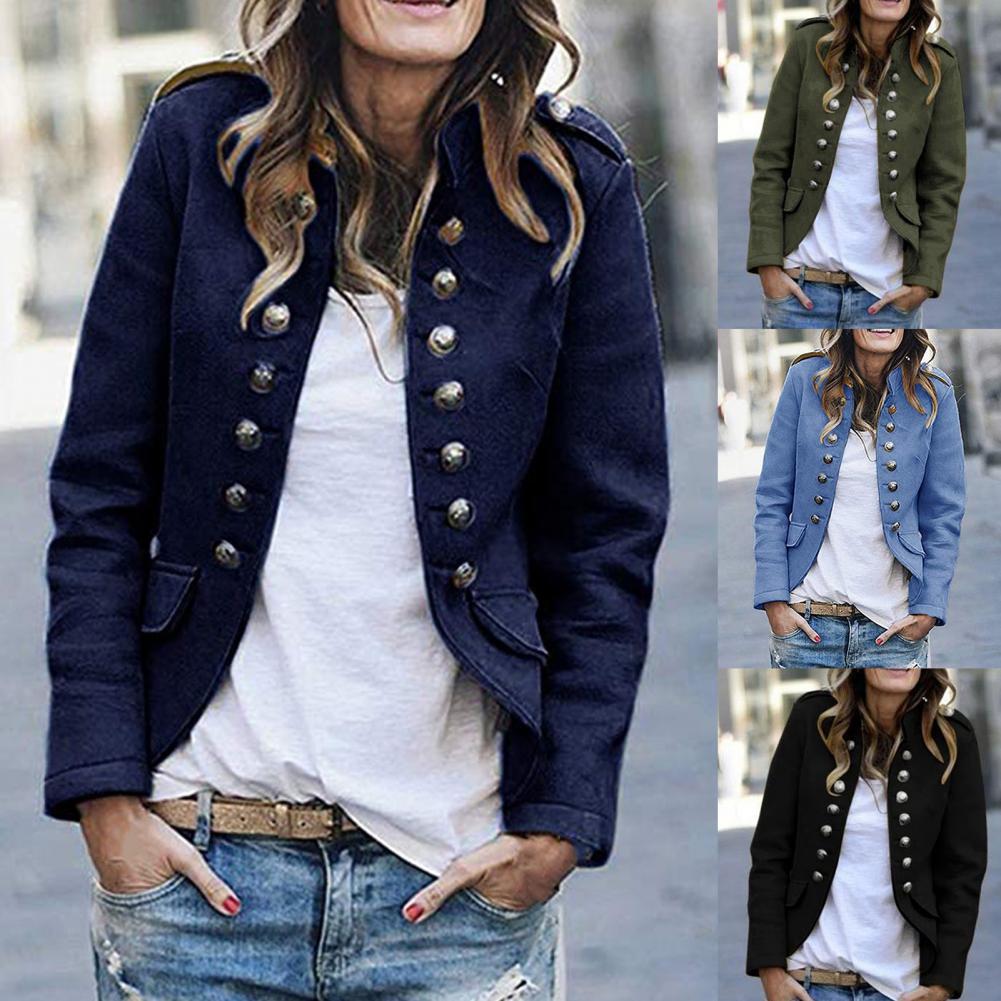 Theodora - Women's Blazer with Double-Breasted Front - photo 6