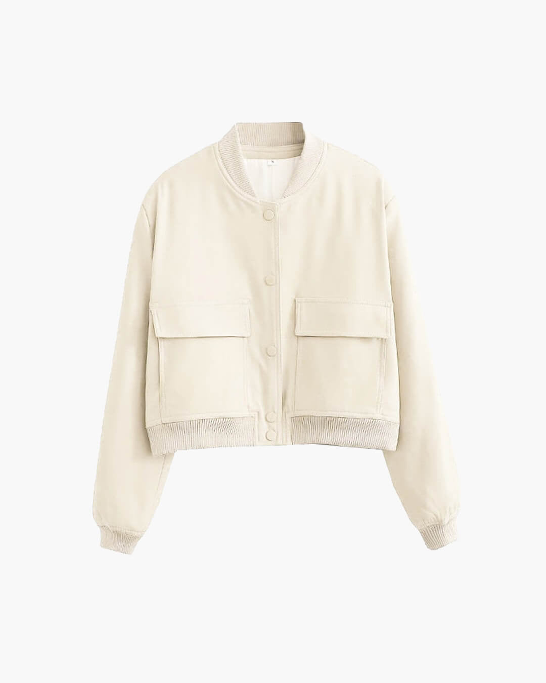 Theresa - Women's Relaxed Bomber Jacket with Zip Front and Collar - photo 12