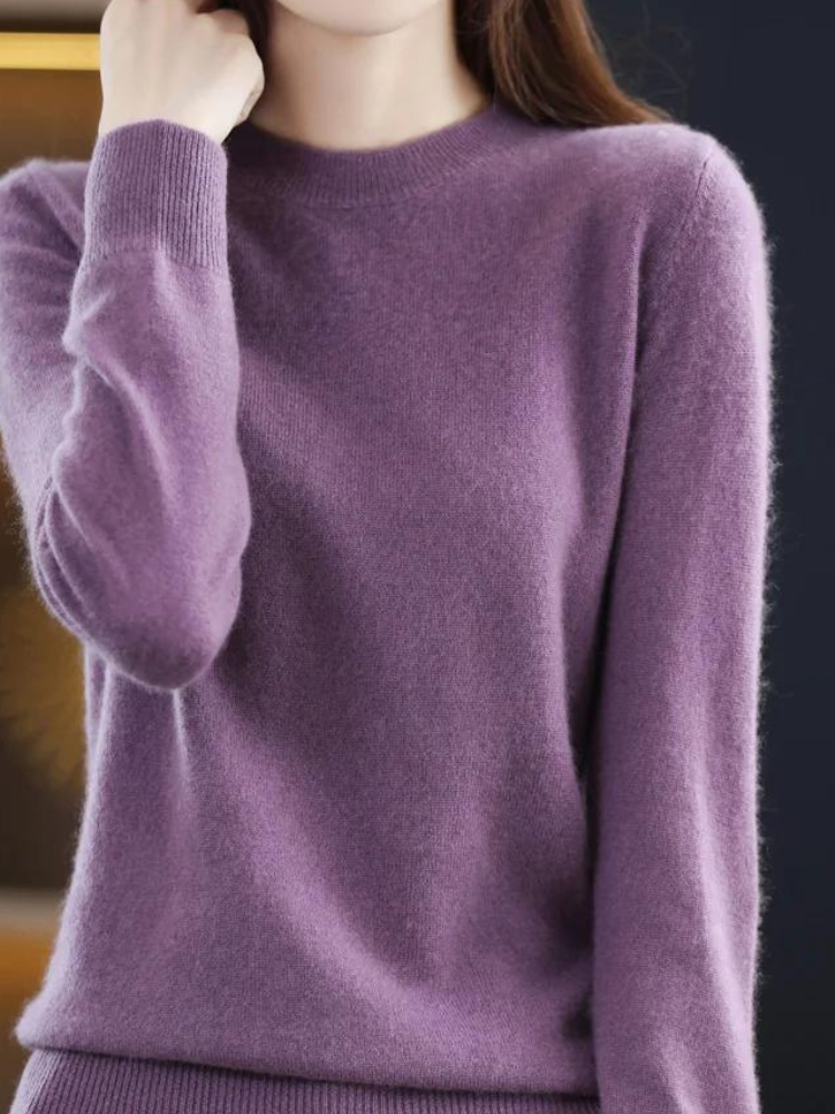 Theresine - Women's Relaxed Jumper with Roll Neck and Long Sleeves - photo 12