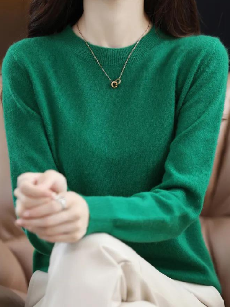 Theresine - Women's Relaxed Jumper with Roll Neck and Long Sleeves - photo 5