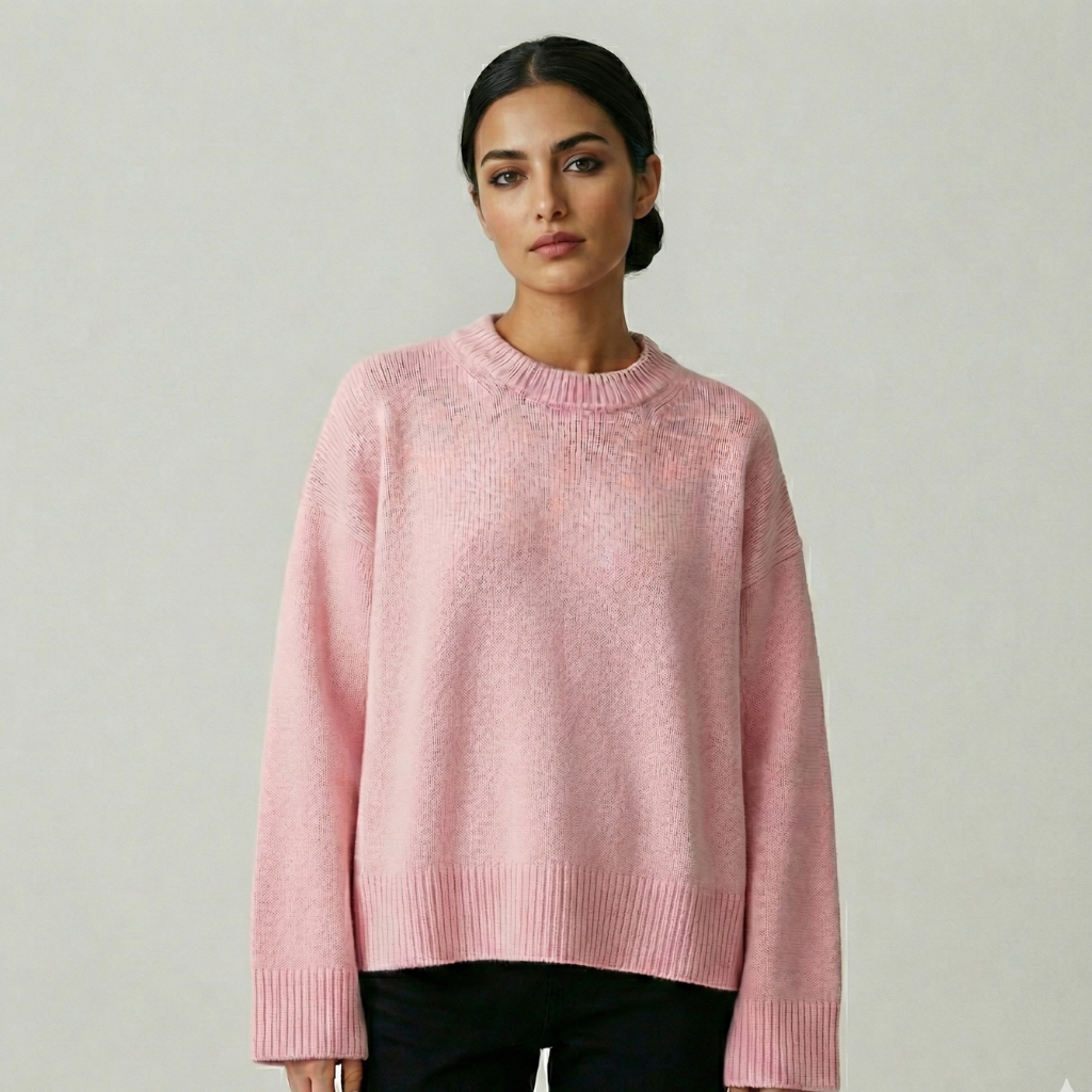 Titania - Women's Oversized Jumper with Long Sleeves - photo 2